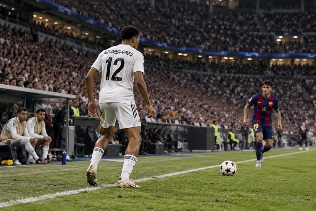 Alexander-Arnold con el Real Madrid, bajo la lupa tras el Clásico