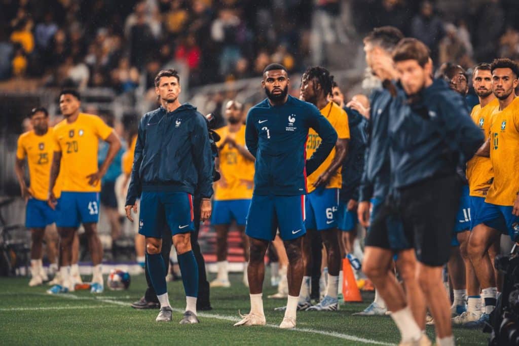 alineacion francia brasil con mbappe