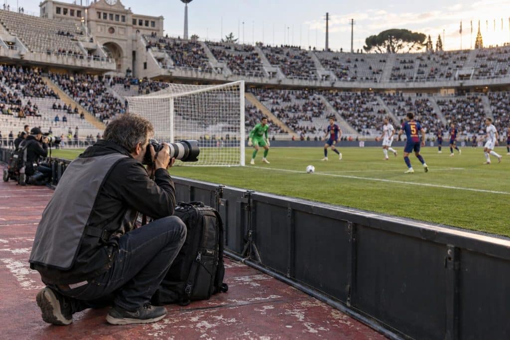 Anthony Gordon ilustra la noticia de su supuesto primer gol con el Barça