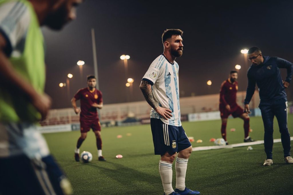 argentina defendiendo a lamine yamal