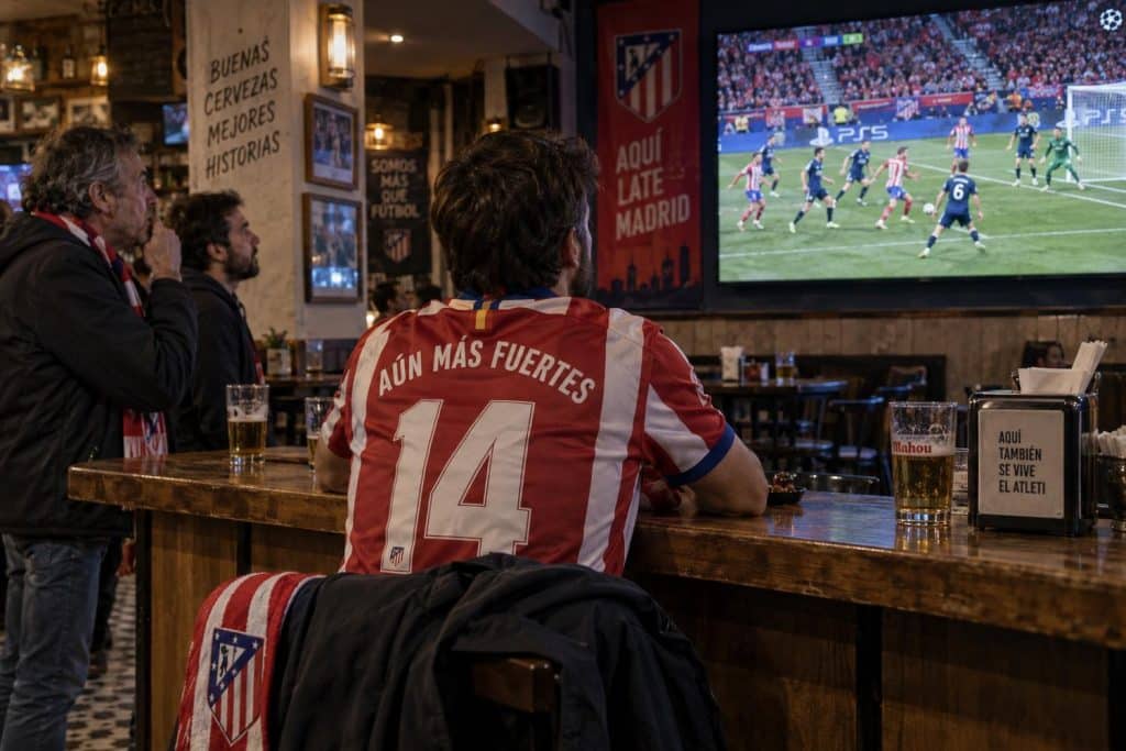 Atlético de Madrid frente al Manchester United en la Champions