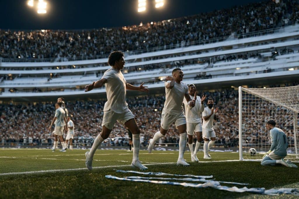 bellingham y mbappe aplastan al malaga
