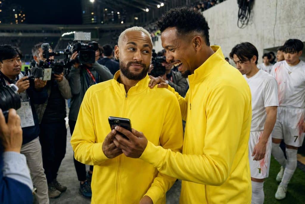 brasil vence a japon con neymar