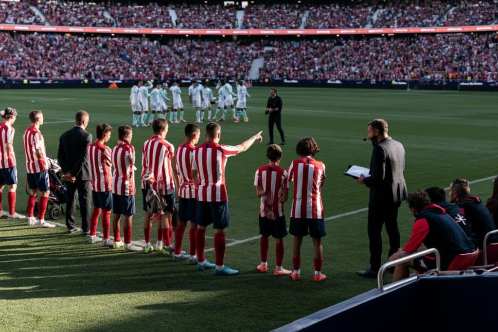 debut atletico madrid contra malaga