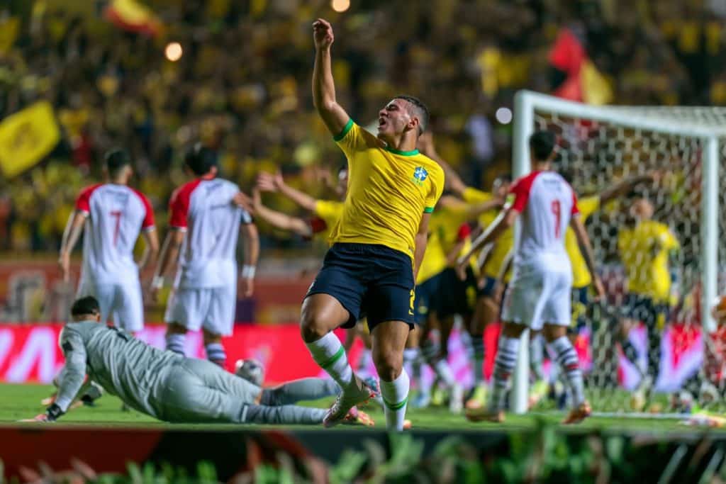 gol de endrick ante egipto