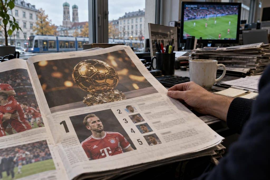 Harry Kane, delantero del Bayern y aspirante al Balón de Oro 2026