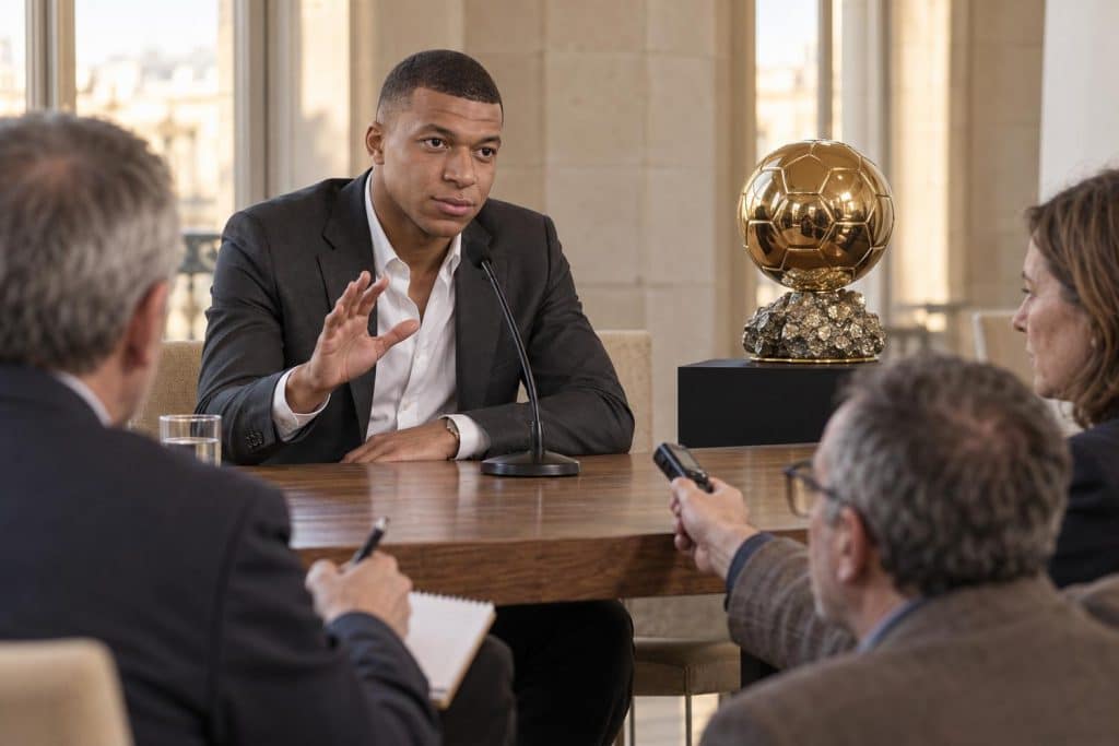 Kylian Mbappé, aspirante al Balón de Oro