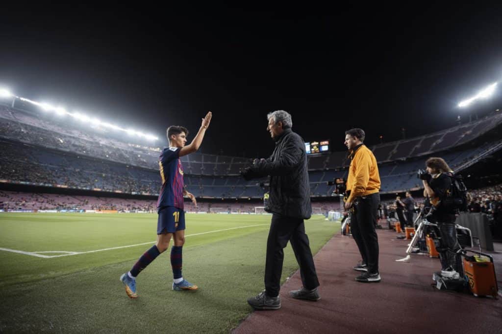 lamine yamal y hansi flick 1