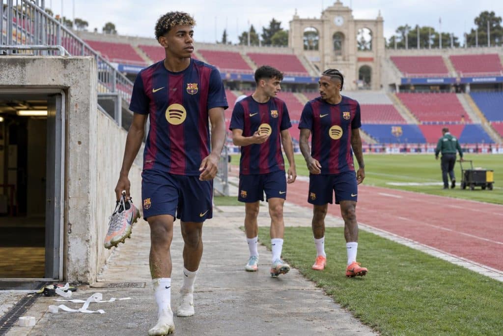Joan Laporta aborda el futuro de Yamal, Pedri y Raphinha en el Barça