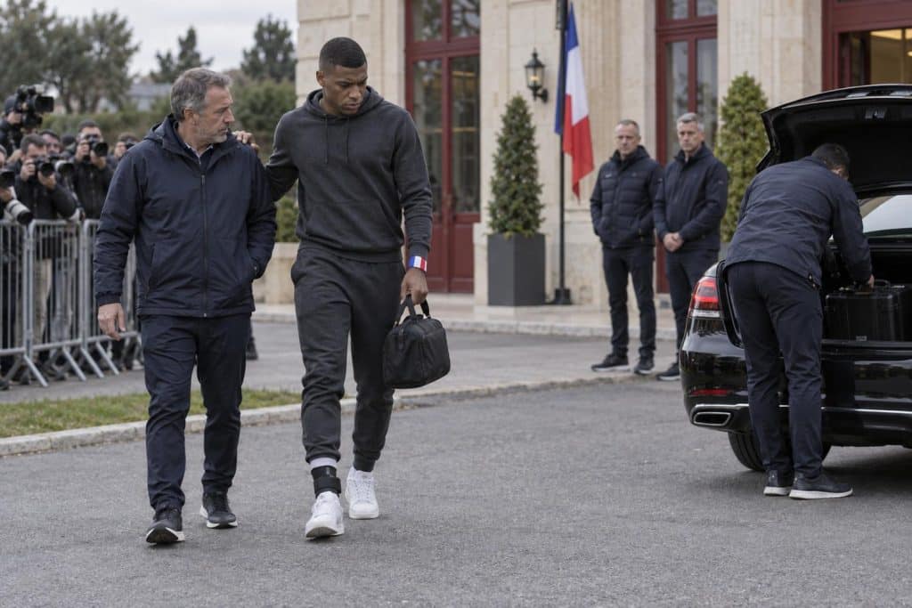 lesion de kylian mbappe en francia