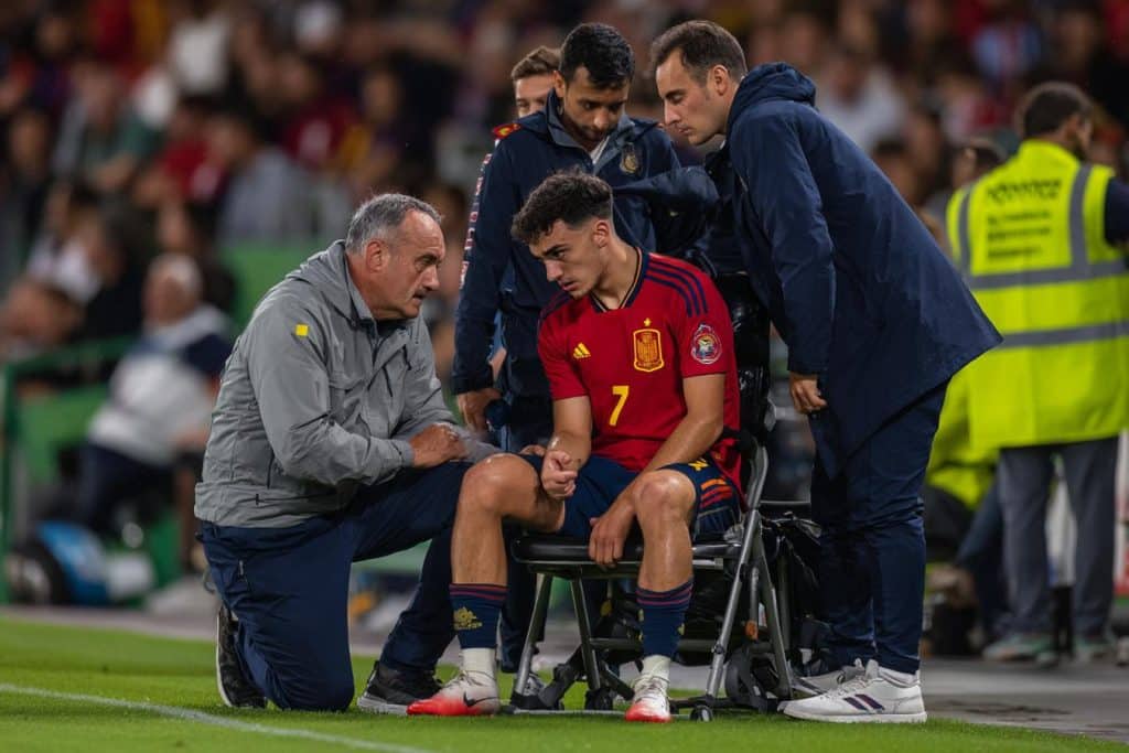 lesion de lamine yamal espana