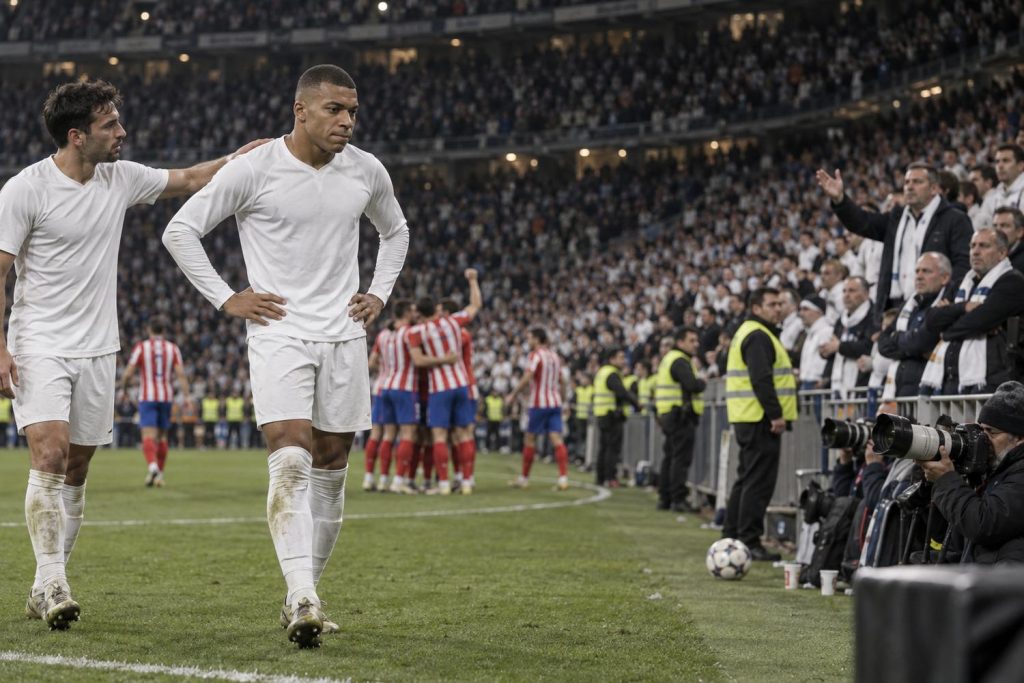 mbappe discreto en el derbi