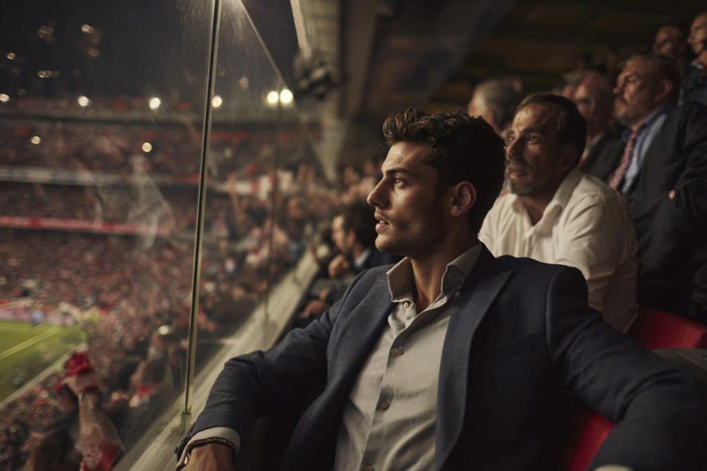 mbappe en tribuna real madrid city