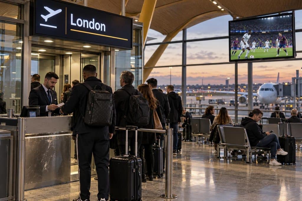 Kylian Mbappé con el Real Madrid antes de su viaje a Londres