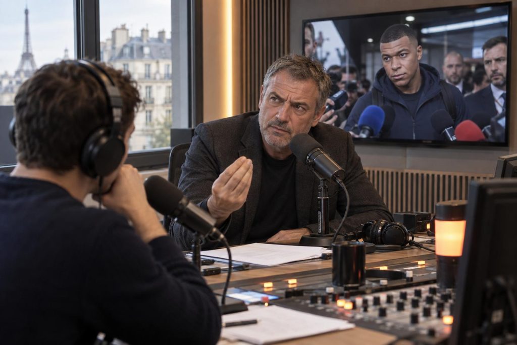 mbappe responde a daniel riolo