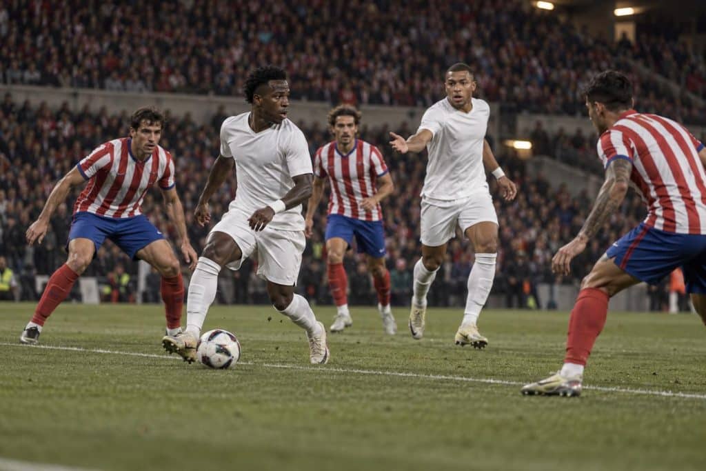 mbappe supera a vinicius en el derbi