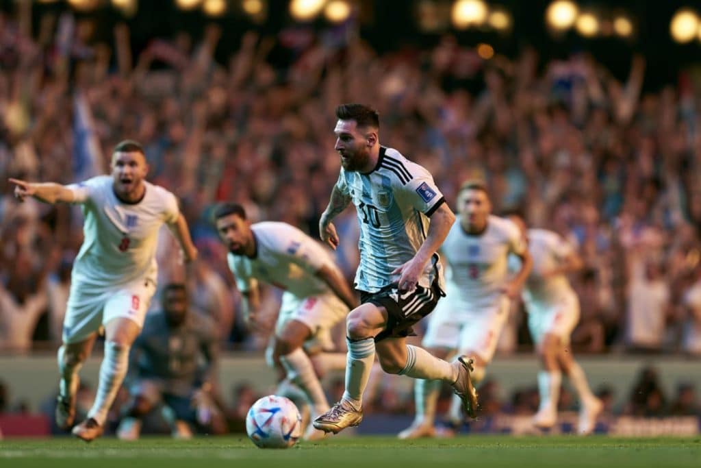 messi lleva a argentina a la final
