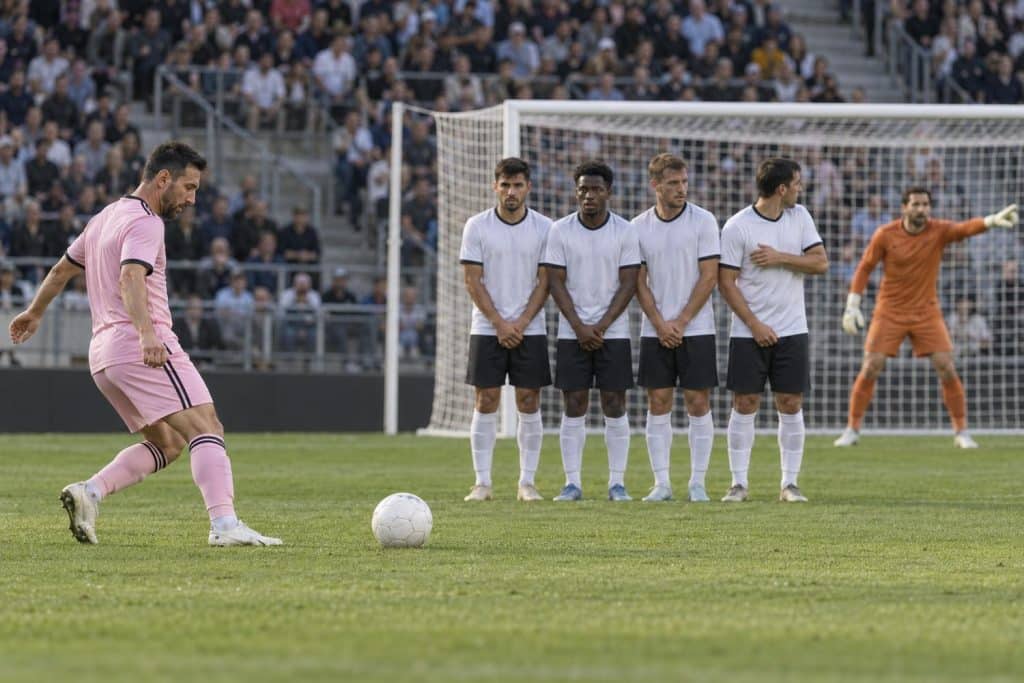 messi persigue el record de tiros libres