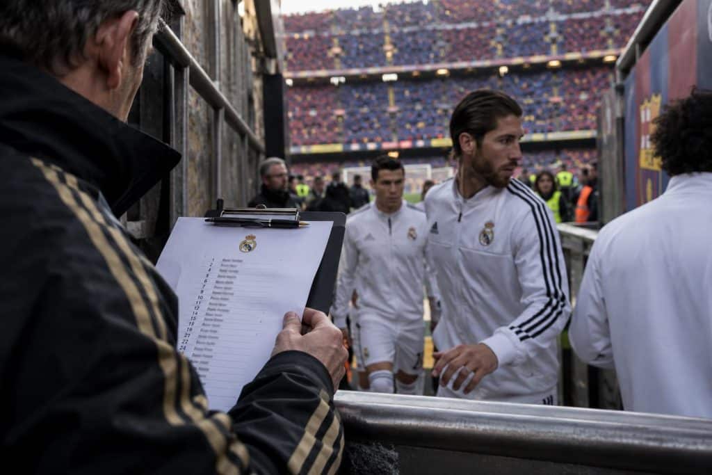 José Mourinho antes del clásico del Real Madrid en el Camp Nou