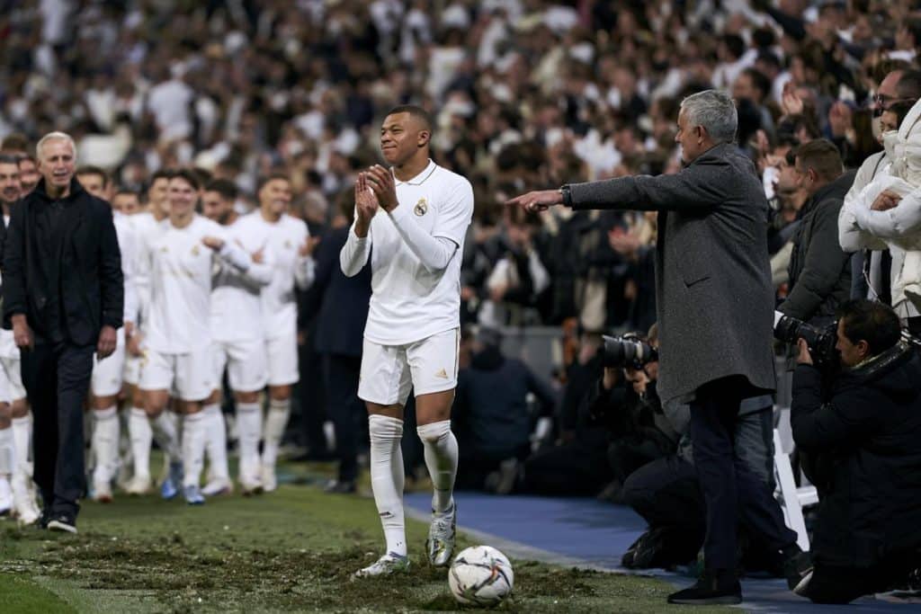 mourinho elogia a mbappe en el bernabeu