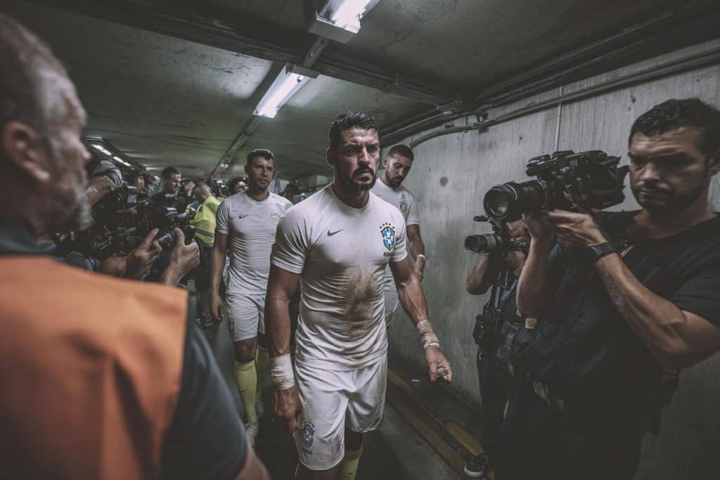 neymar molesto tras caer con santos