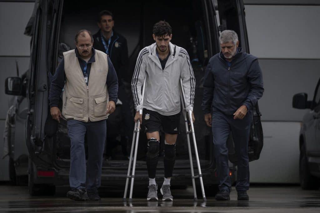 panichelli lesionado con argentina