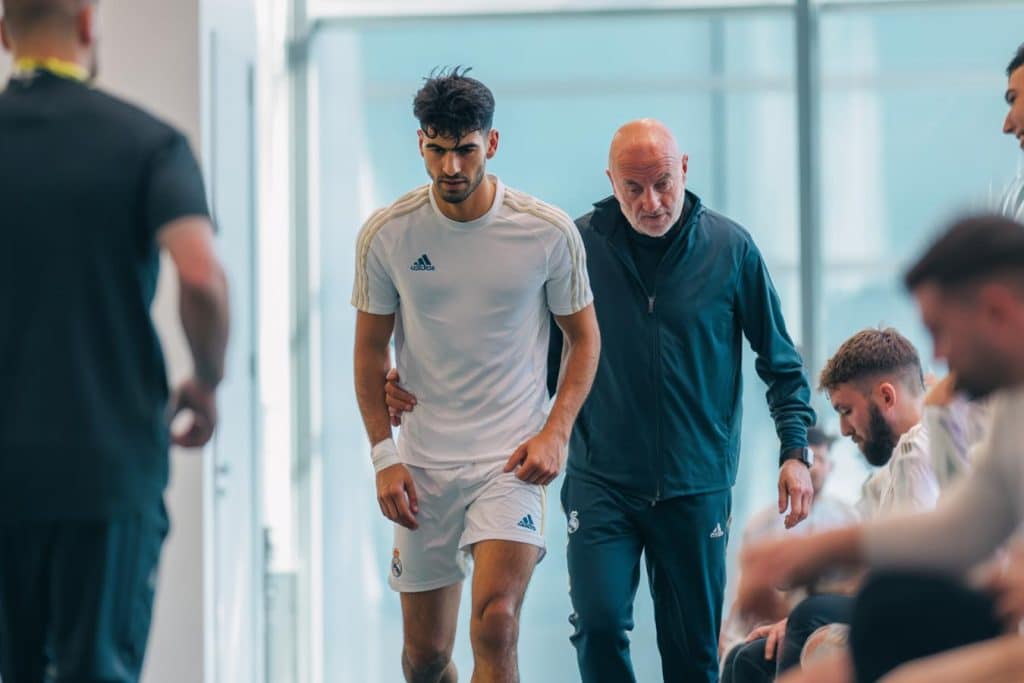 real madrid sin asensio entrenamiento