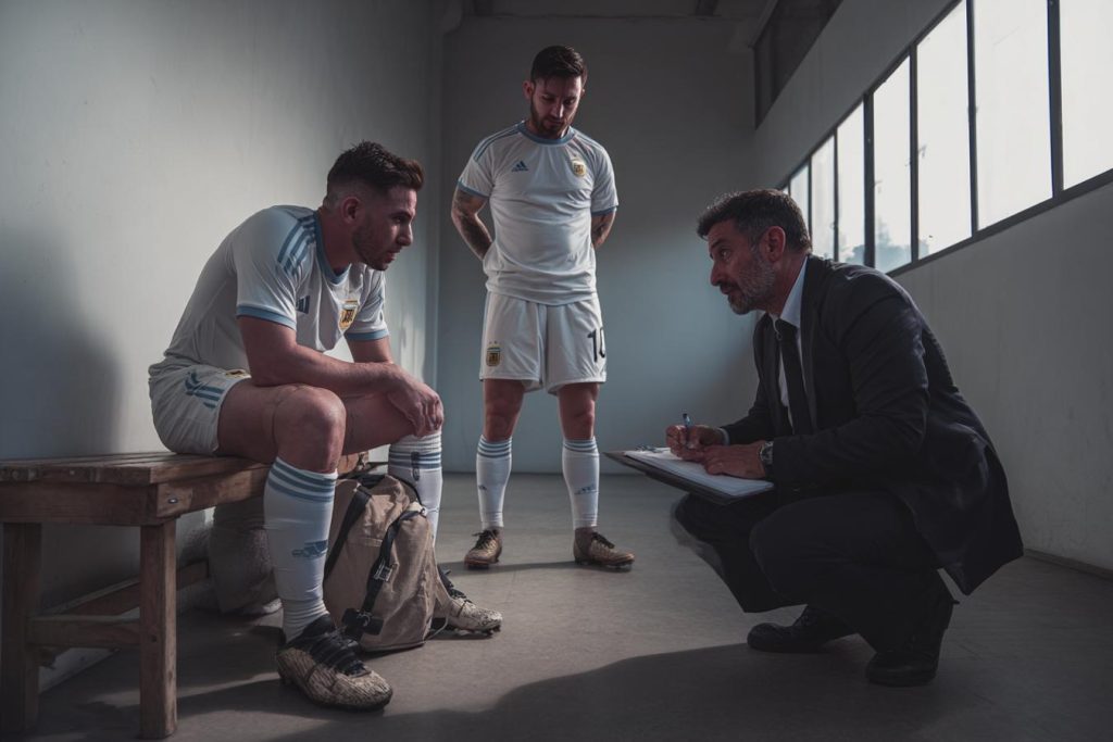 scaloni preocupado por bajas argentina