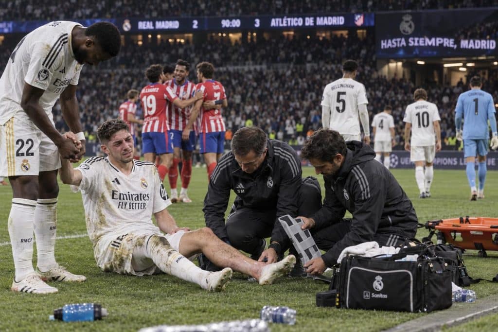 valverde lesionado tras perder el derbi