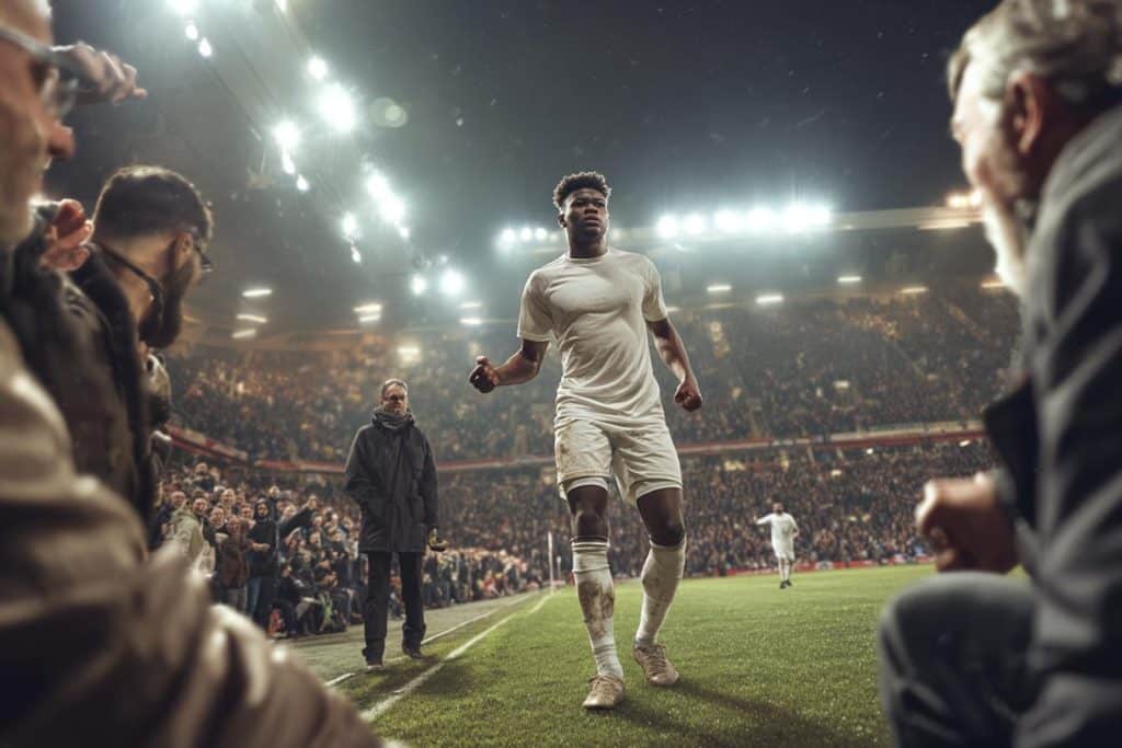 vinicius en el bernabeu