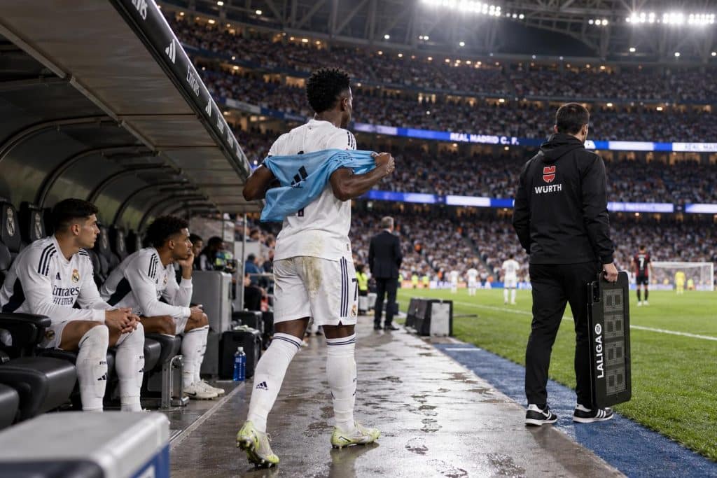 Vinicius Junior, protagonista del debate sobre su puesto en el Real Madrid