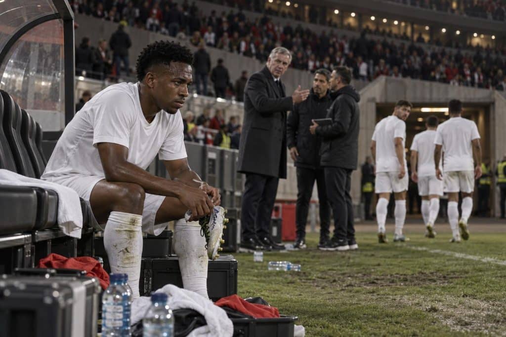 vinicius seyalado por mourinho tras derbi