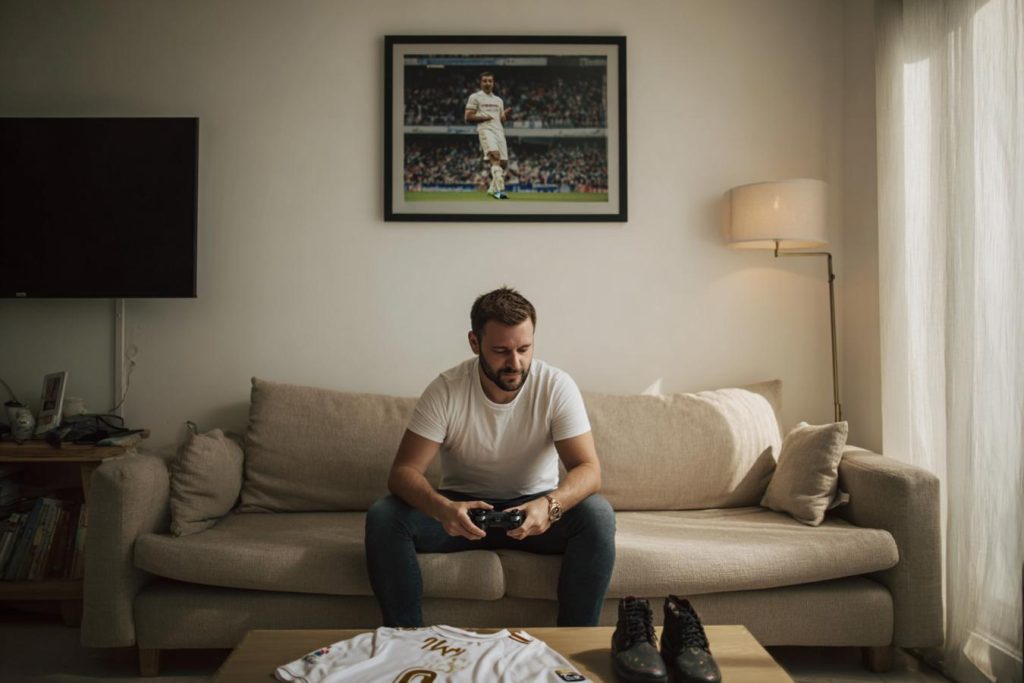 ze roberto jugando playstation noche